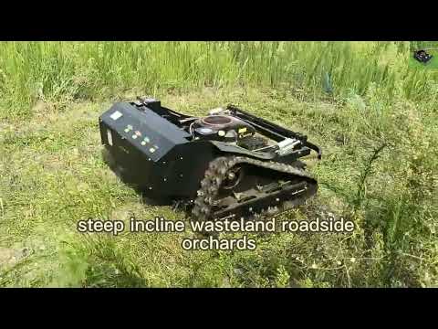 fabryczna sprzedaż bezpośrednia niska cena hurtowa zdalnie sterowana kosiarka do trawy na wzgórzu