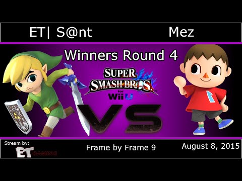 [FxF9] ET| S@nt (Toon Link) VS Mez (Villager\Rosalina)  -Smash 4