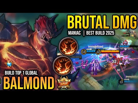 BALMOND BEST BUILD 2025 | BUILD TOP 1 GLOBAL BALMOND GAMEPLAY | MOBILE LEGENDS✓