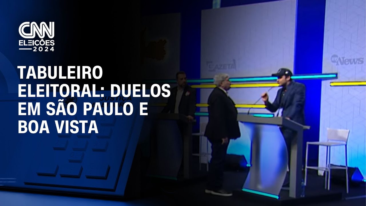 Tabuleiro Eleitoral: Duelos em São Paulo e Boa Vista | CNN NOVO DIA