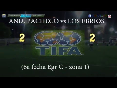 2 AND  PACHECO vs LOS EBRIOS 2 - 6a fecha Egr C   zona 1 - 03/04/2016