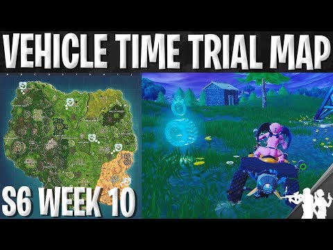 Fortnite Vehicle Time Trial Location Guide | Season 6 Week 10 Challenge Map