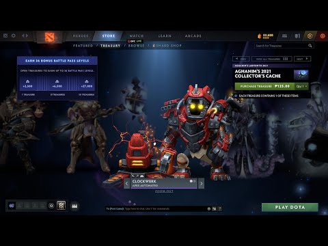 AGHANIMS 2021 COLLECTORS CACHE - APEX AUTOMATED - CLOCKWERK SET