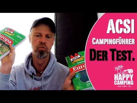 Vorstellung ACSI Europa Campingführer | Happy Camping