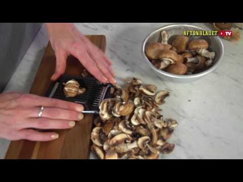 Skiva champinjoner rekordsnabbt | Kockens knep | MatHem - Tasteline