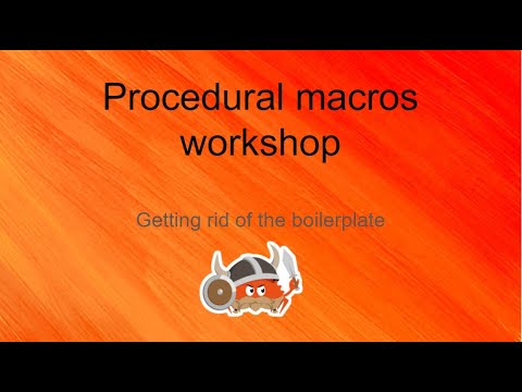 Rust Calgary | Procedural Macros Workshop (part 1)