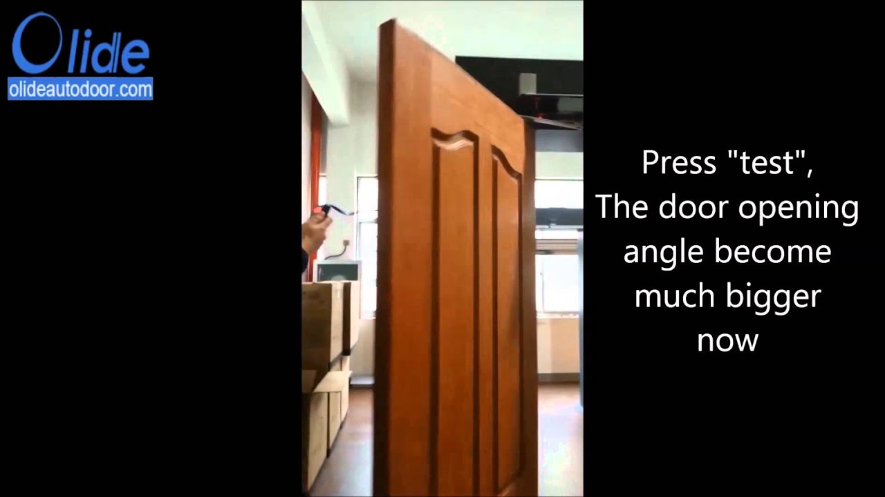 Programming for swing door operator SD3108