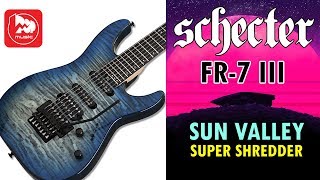 Video thumbnail for SCHECTER SUN VALLEY SUPER SHREDDER FR-7 III - крутая шред -электрогитара 7 струн by PopMusicRu