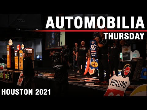 DAY 1 - LIVE - BARRETT-JACKSON HOUSTON AUTOMOBILIA AUCTION