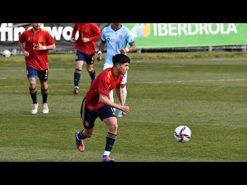 Ilias Akhomach vs Denmark U19 | Spain U19 (29/3/22)