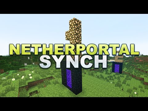 Minecraft - Nether Portal Synchronizing - Tutorial 1.17