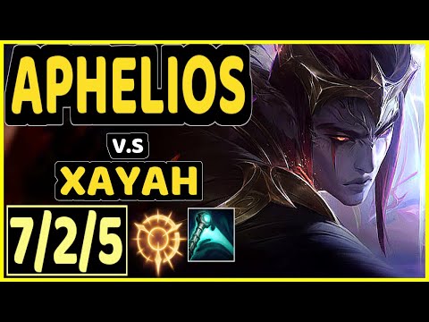 DISAVE (APHELIOS) vs XAYAH - 7/2/5 KDA BOTTOM ADC CHALLENGER GAMEPLAY - BR
