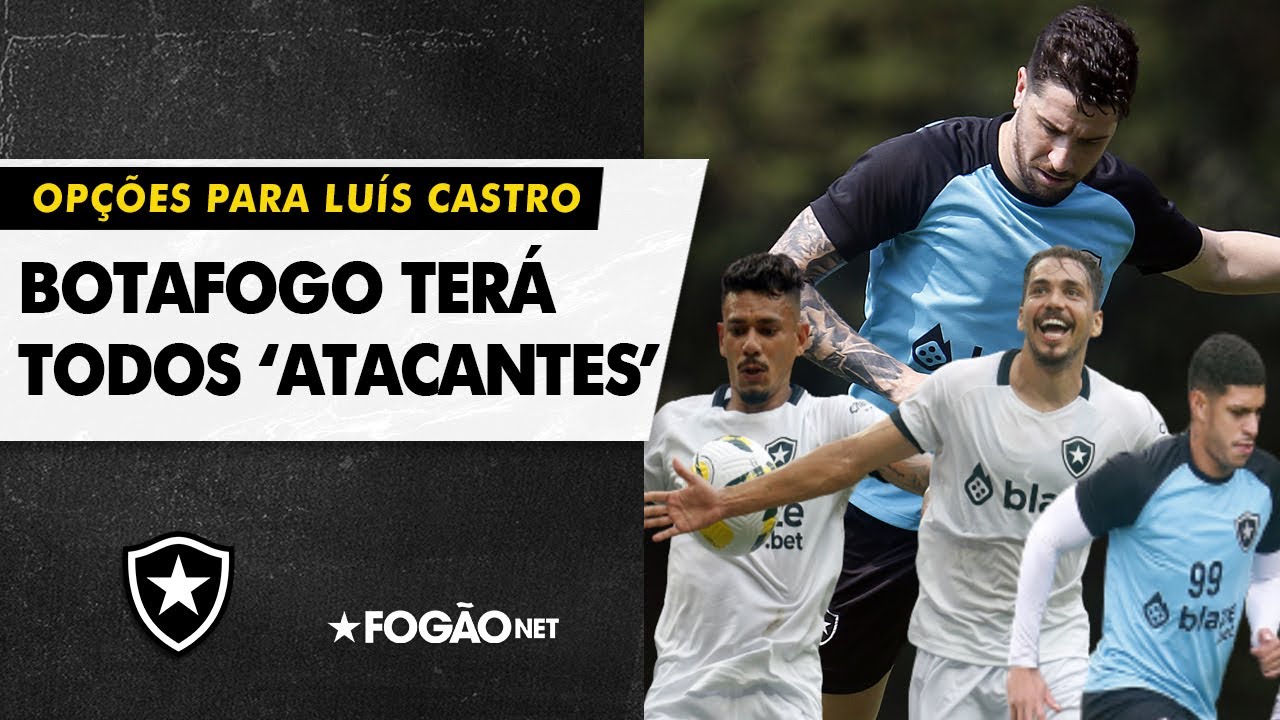 VÍDEO: Botafogo terá pela primeira vez todos os reforços ofensivos da Era SAF à disposição contra o Coritiba