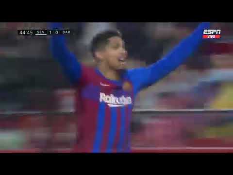 GOL DE ARAUJO HOY | SEVILLA 1 - 1 BARCELONA |