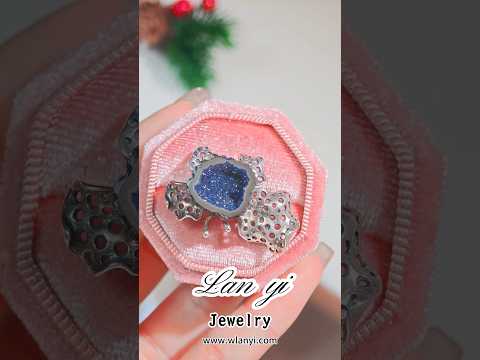 Sapphire dreams and serene vibes. #lanyijewelry #lanyicrystal