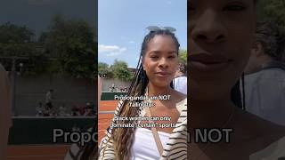 Propoganda I’m not falling for🙅🏽‍♀️ #tennis #tennisplayers  #tennisaesthetic #tennisvlog