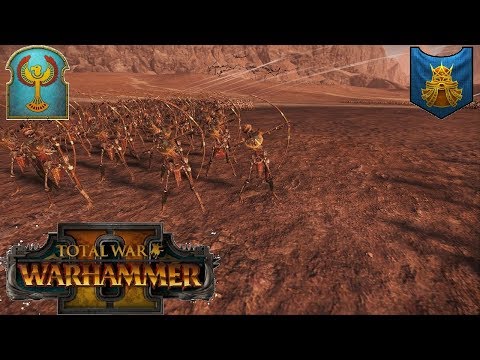 Skeleton Firing Squad! - Tomb Kings vs Dwarfs | Total War Warhammer 2 Quick Battle