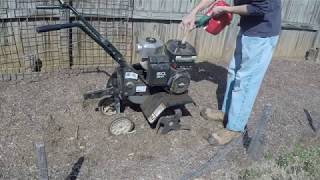 Garden Tilling with Bolens Tiller
