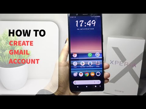 How To Create A Gmail Account In Sony Xperia