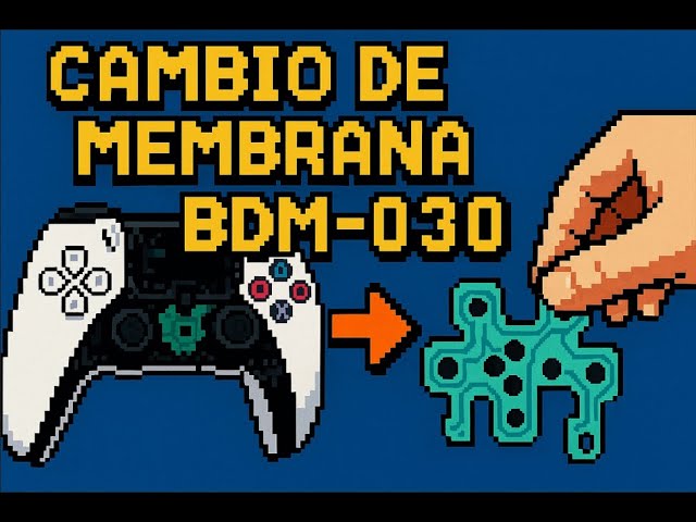 Vídeo relacionado con ECSiNG 4 almohadillas de reparación de teclado de repuesto de película conductora flexible compatible con PS5 BDM-030 compatible con controlador V3 DualSense