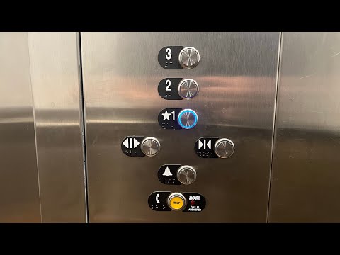 Fixtures Replaced Two Months After Mod! Modded Dover Elevator at the Extended Stay America