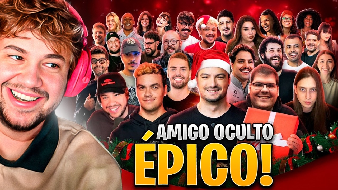 O AMIGO OCULTO MAIS ÉPICO DA INTERNET - React Felipe Neto