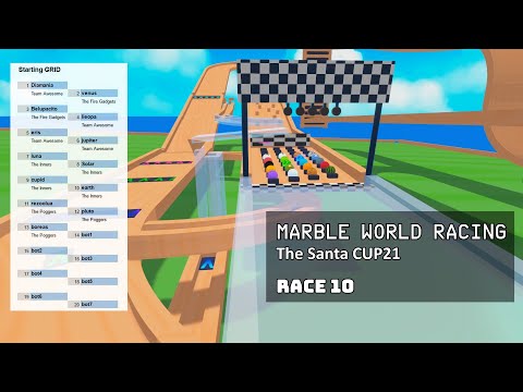 The Santa CUP21 Race 10 / Marble World Racing (track: 5)