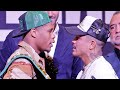 DEVIN HANEY & JOSEPH DIAZ JR EXCHANGE FIERY WORDS DURING FIRST FACE TO FACE IN LAS VEGAS