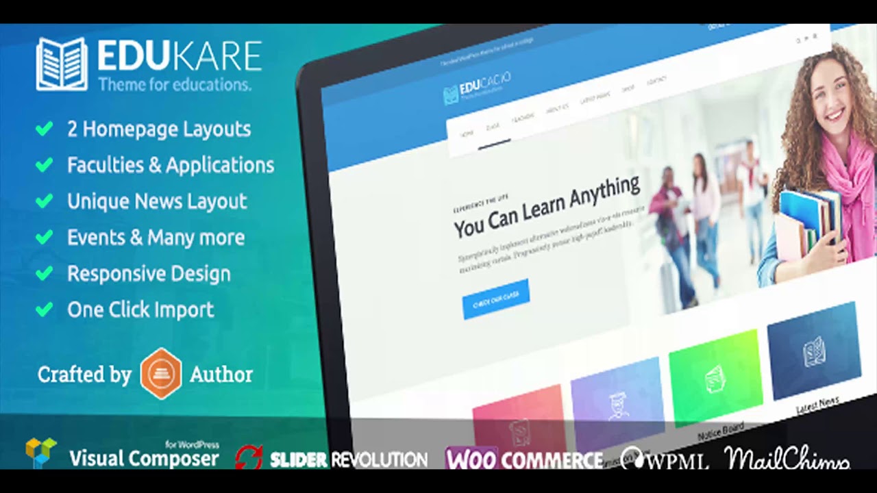 Edukare - Education WordPress Theme | Themeforest Website Templates and Themes