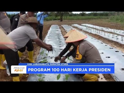 POLRES LABUHANBATU LUNCURKAN GUGUS TUGAS POLRI KETAHANAN PANGAN