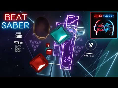 Daft Punk - Around the World / Harder, Better, Faster, Stronger (Live 2007) | Beat Saber (VR)