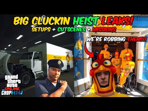 *NEW LEAKS* GTA Online: The Cluckin’ Bell Farm Raid Heist! All Cutscenes, Missions, And Setups