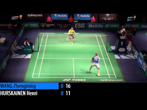 R32 - MS - Wamg Zhengming vs Henri Hurskainen - 2014 Australia Open