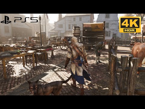 Assassin's Creed III Remastered- PS5 | 4K HDR Free Roam