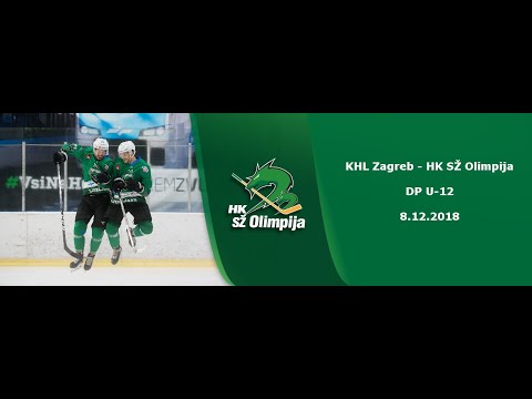 U-12 DP 8.12.2018 KHL Zagreb - HK SŽ Olimpija A 1:2 (OT), video povzetek s tekme