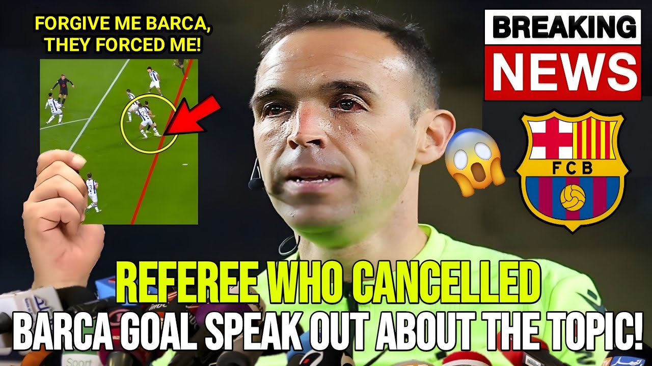 🚨 BREAKING: REFEREE & FIFA EXPOSES VAR AFTER DISALLOWING BARCELONA GOAL VS SOCIEDAD! FOOTBALL NEWS