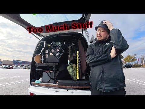I have too much stuff in my van