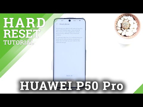 HUAWEI P50 Pro Factory Reset / Wipe All Data / Restore Default Settings