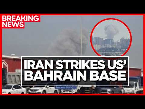 US BASE ATTACKED LIVE | Iran Strikes Al-Jufair Base in Bahrain; Explosions Rock Manama, Sirens Blare
