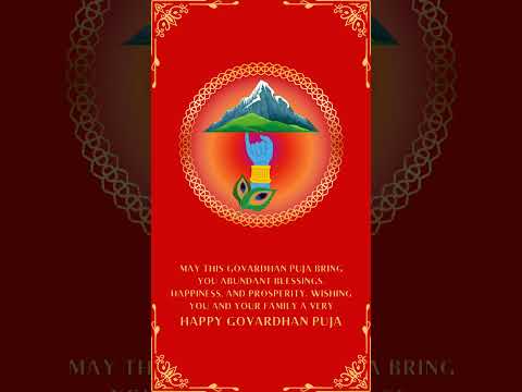 Happy Govardhan Puja Wishes #wish #festival #festiveauraa #govardhanpuja #govardhan #happygovardhan