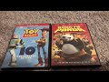 Toy Story And Kung Fu Panda USA DVD Unboxing
