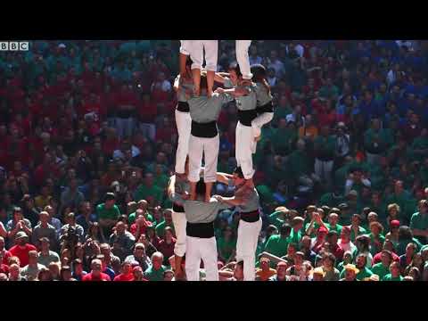Catalonia's human tower power   BBC News