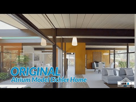 Original Eichler Home - Atrium Model Eichler with Original Eichler Kitchen