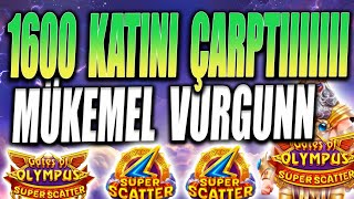 GATES OF OLYMPUS 1000 TÜRKÇE | SUPER SCATTER | 1600 KATINAA MAX WİN BİG WİN | sizden gelenler win
