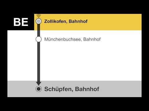 PostAuto Ansagen • Bahnersatz S3 (BLS) • Zollikofen – Münchenbuchsee – Schüpfen
