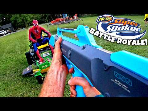 NERF GUN BATTLE ROYALE | WATER WARFARE Part 2!