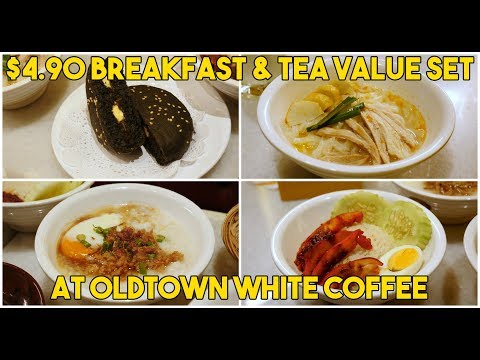 OLDTOWN White Coffee lançou conjunto de valor para café da manhã e chá de US$ 4,90