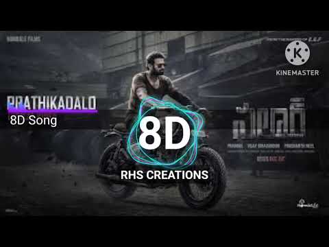 Prathikadalo 8D song (Telugu) - Salaar | Prabhas | Prithviraj | Prashanth