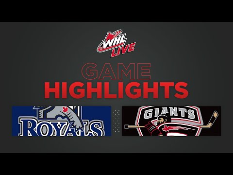WHL Highlights: Royals (2) at Giants (3) - December 27, 2022