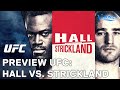 UFC: Hall vs. Strickland Preview